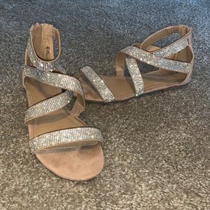 Cute sparkly sandals, size 8.5